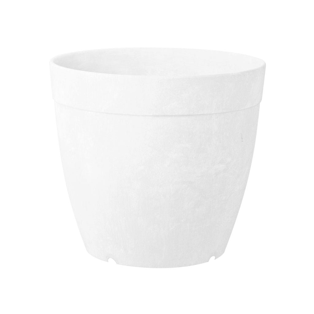 Dolce White 8-inch Round Pot