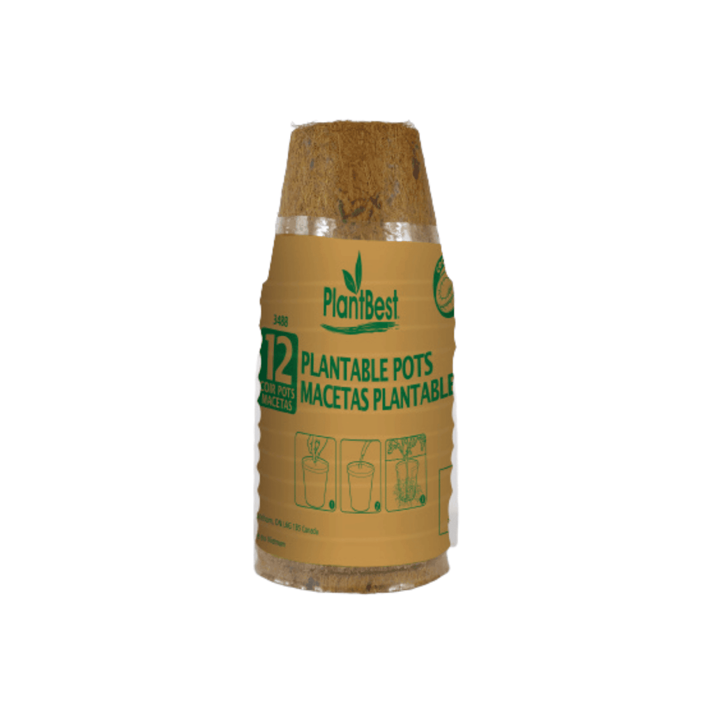 Coir Pot - 2.25-inches - 12pk - Hicks Nurseries