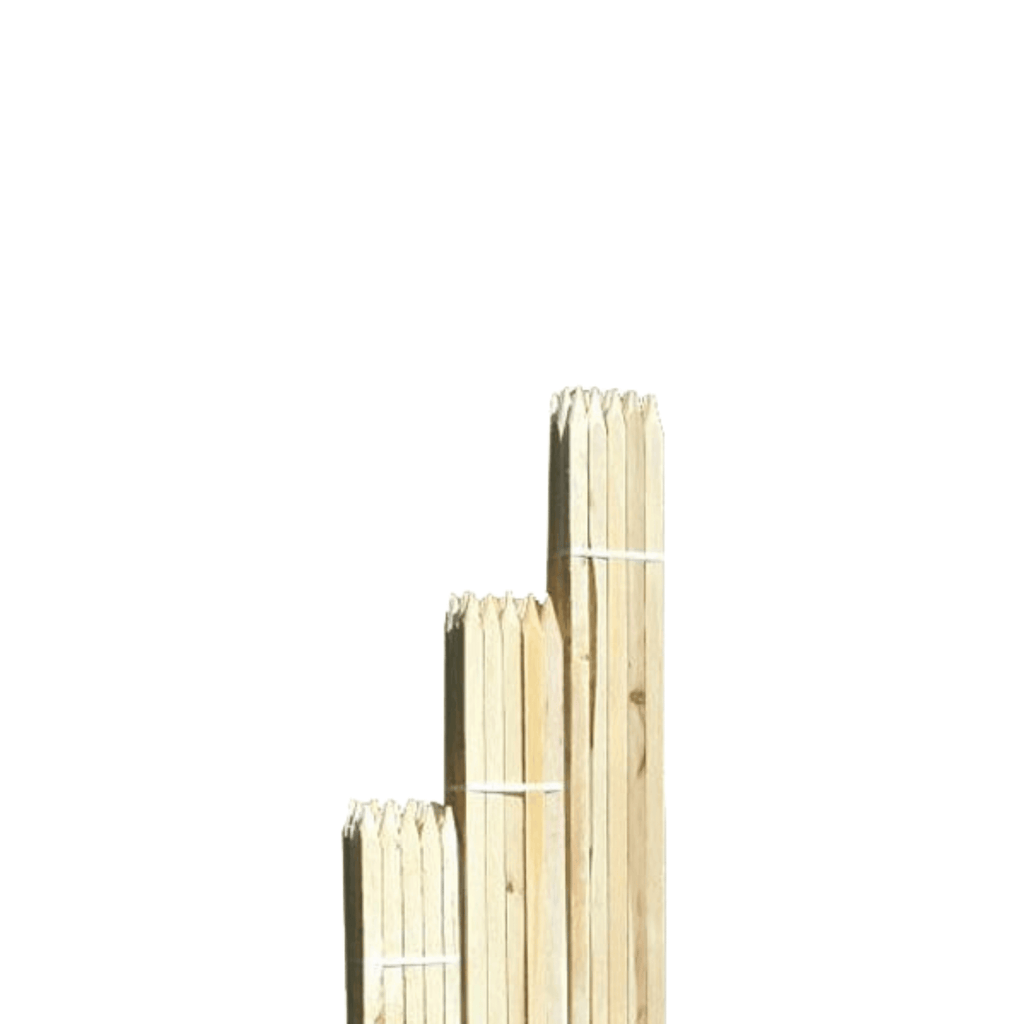 Eaton® Hardwood Garden Stakes 1in x 1in x 6ft H - Hicks Nurseries