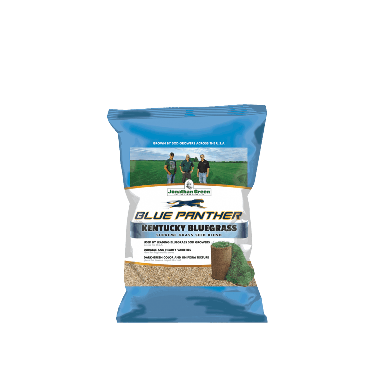 ブルーラダー♡スモーキーシトリン♡ポイント♡グリーンガーデン共生No.2864 Jonathan Green - Blue Panther® Kentucky Bluegrass Grass Seed - 3lb