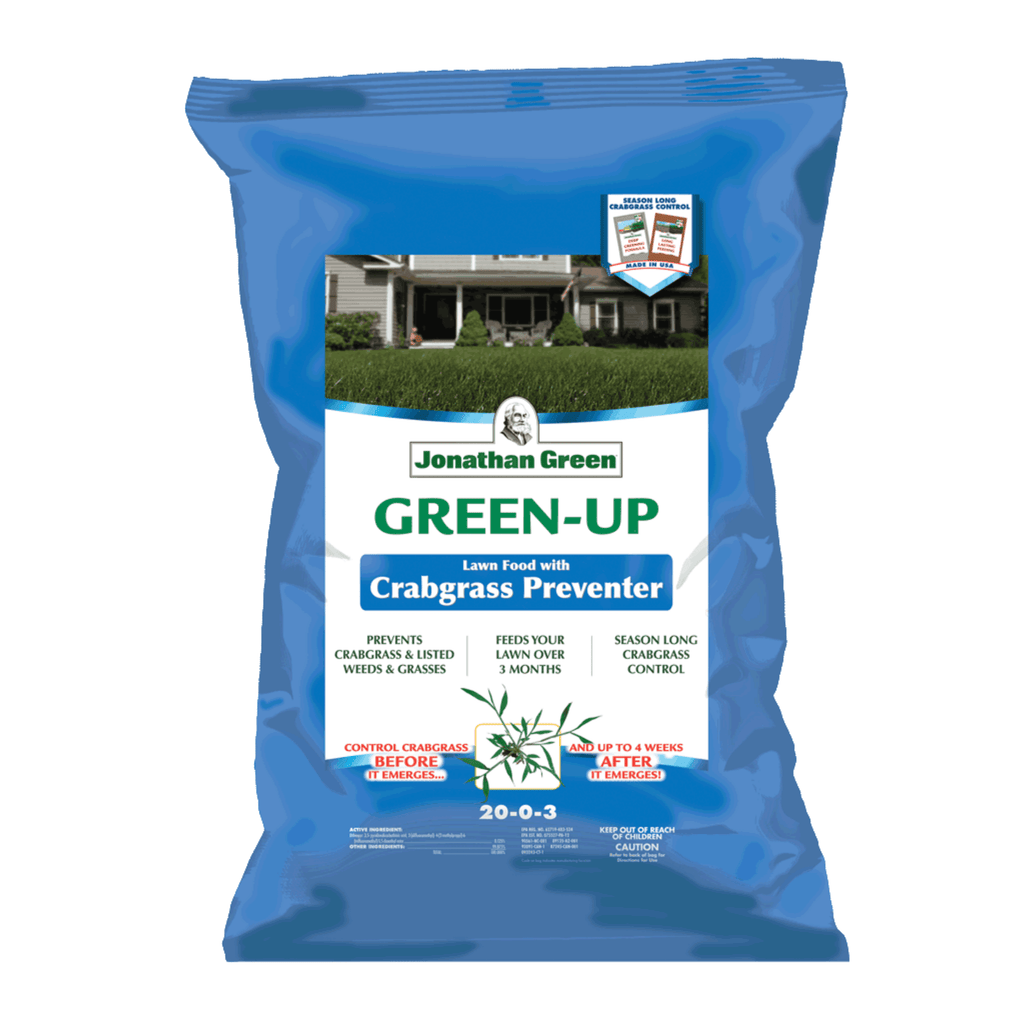 Jonathan Green - Crabgrass Preventer + Green-Up Lawn Fertilizer - 5M - 5,000 sq.ft - Hicks Nurseries