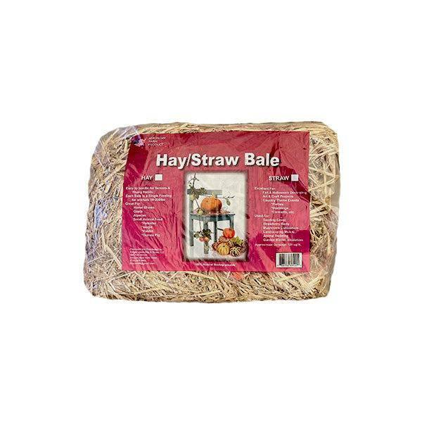Straw Bale - Wrapped - Mini - Hicks Nurseries