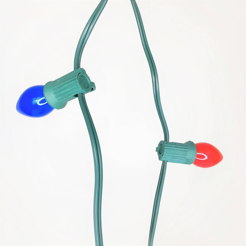 C7 25 ct. String Lights Ceramic Multi-Colored - Hicks Nurseries