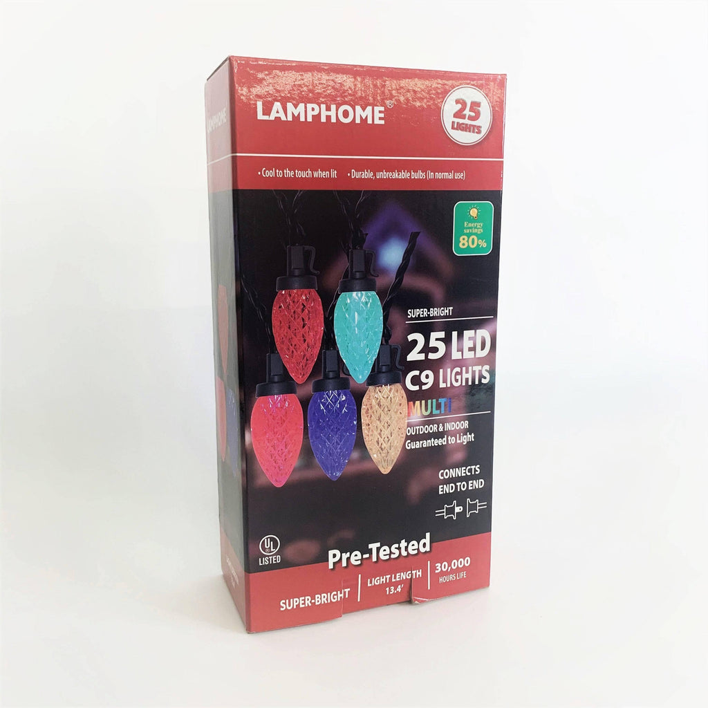 C9 LED 25 ct. String Lights Multi-Colored - Hicks Nurseries