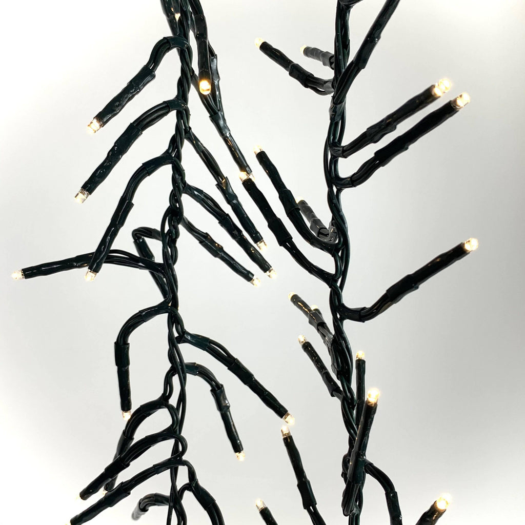 Cluster Twinkle LED 1500 ct. String Lights Warm White - Hicks Nurseries