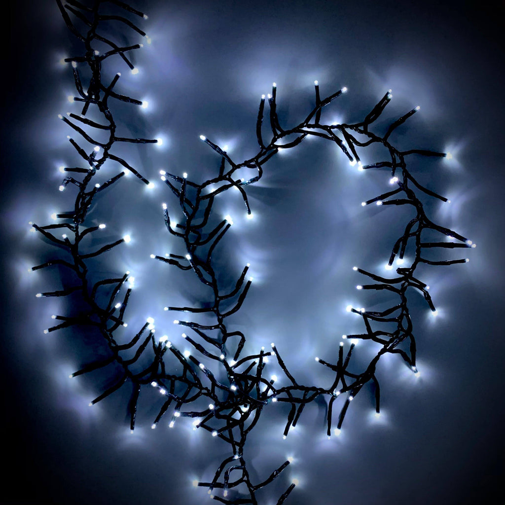 Cluster Twinkle LED 500 ct. String Lights Cool White - Hicks Nurseries