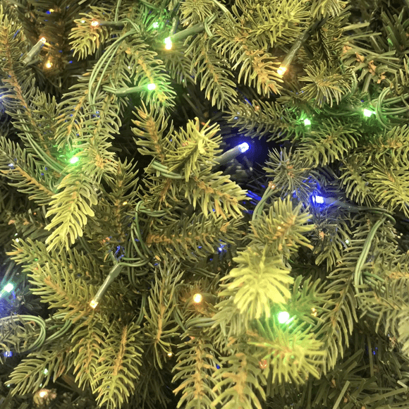 Cluster Twinkle LED 500 ct. String Lights Cool White - Hicks Nurseries