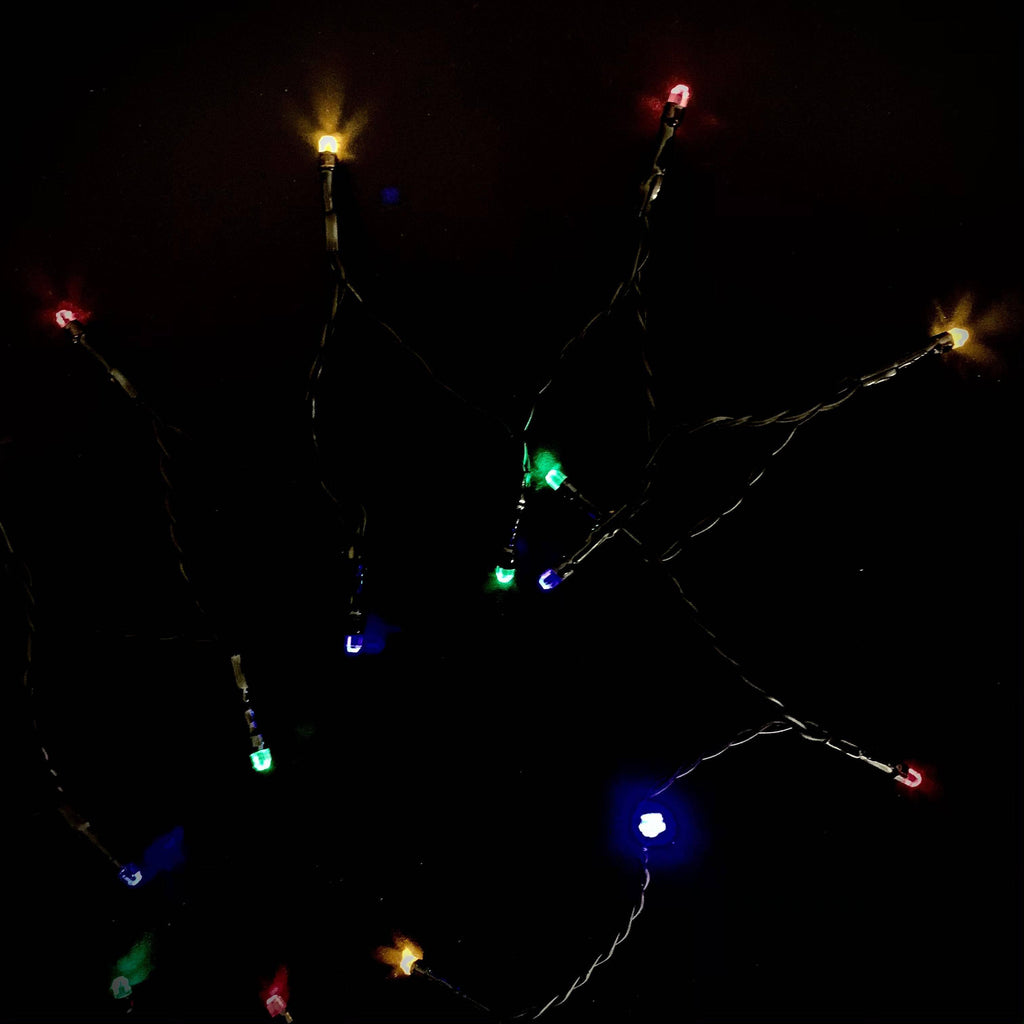 Durawise Battery Operated LED Twinkle String Lights Multi-Colored - Hicks Nurseries