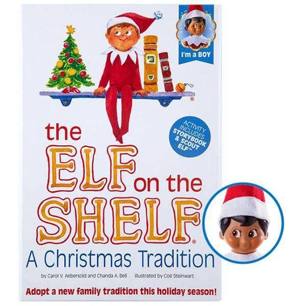 Elf on the Shelf®: A Christmas Tradition - Boy - Dark Skin - Hicks Nurseries