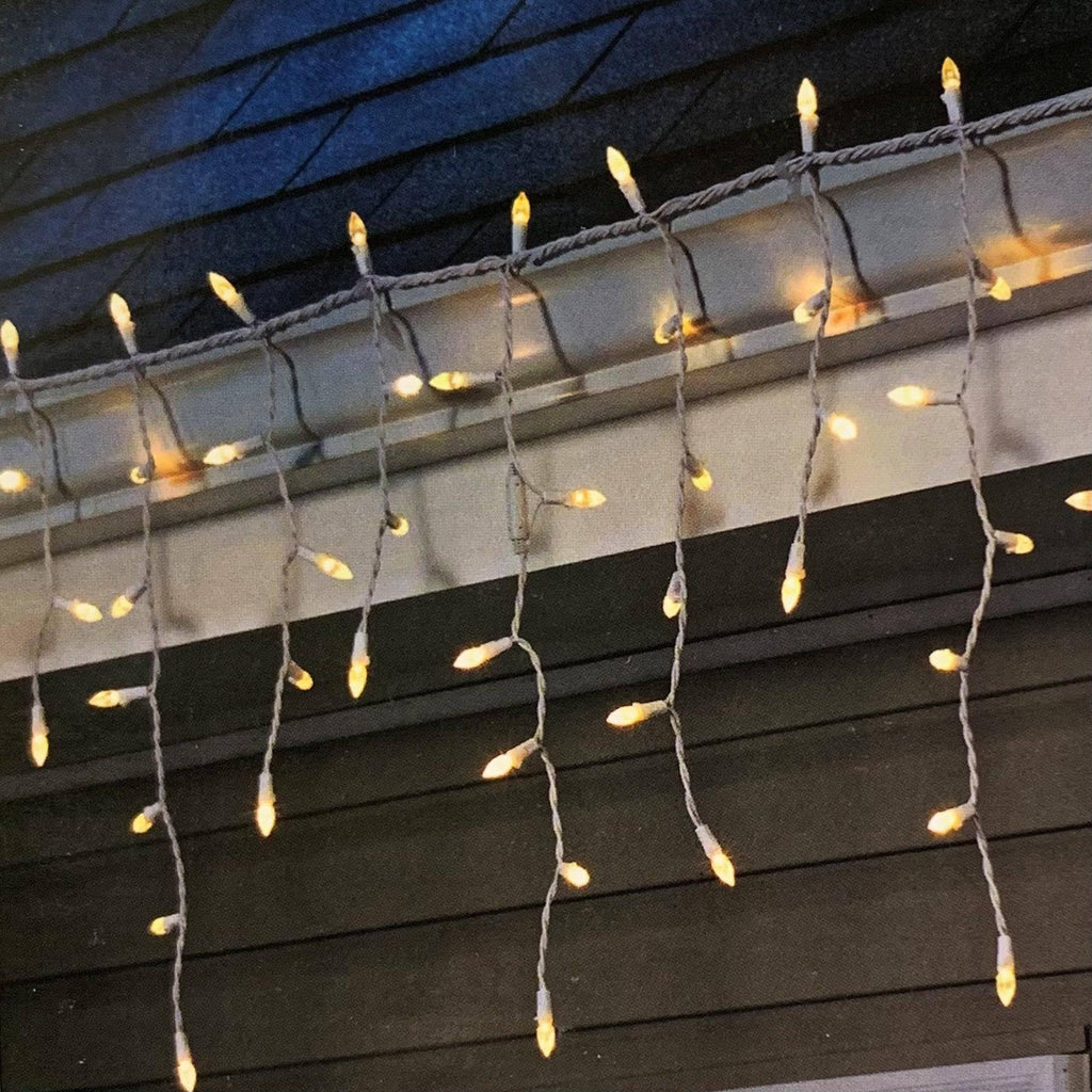 Icicle-Style LED 105 ct. C3 Light String Warm White - Hicks Nurseries