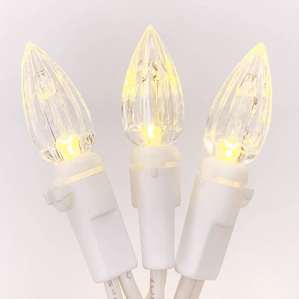 Icicle-Style LED 105 ct. C3 Light String Warm White - Hicks Nurseries