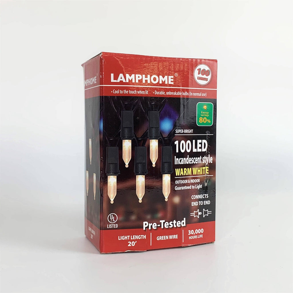 Incandescent Style LED 100 ct. String Lights Warm White - Hicks Nurseries