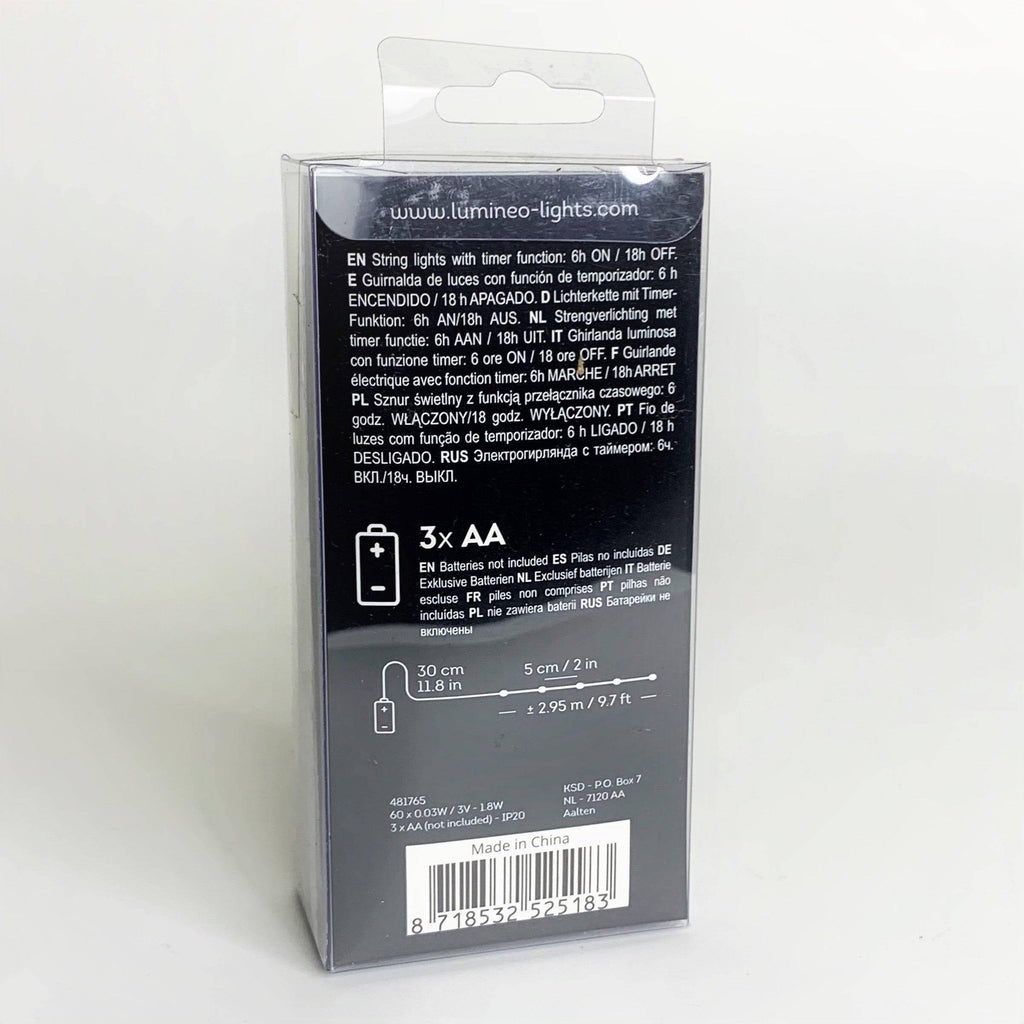 Micro Battery Operated LED String Lights Warm White - Hicks Nurseries