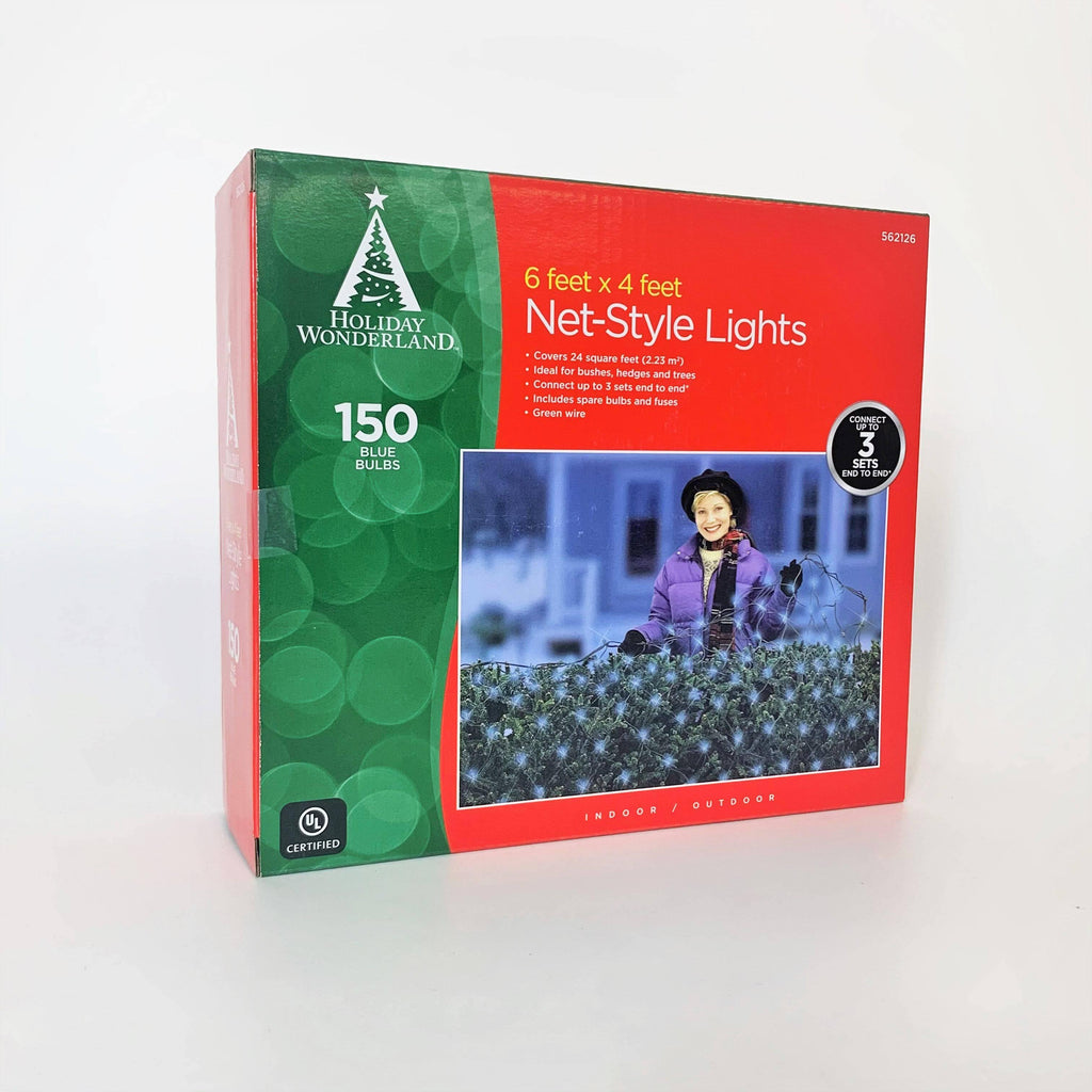 Net-Style 150 ct. Shrub Lights Blue - Hicks Nurseries