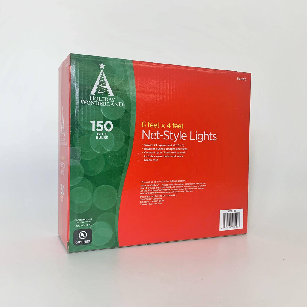 Net-Style 150 ct. Shrub Lights Blue - Hicks Nurseries
