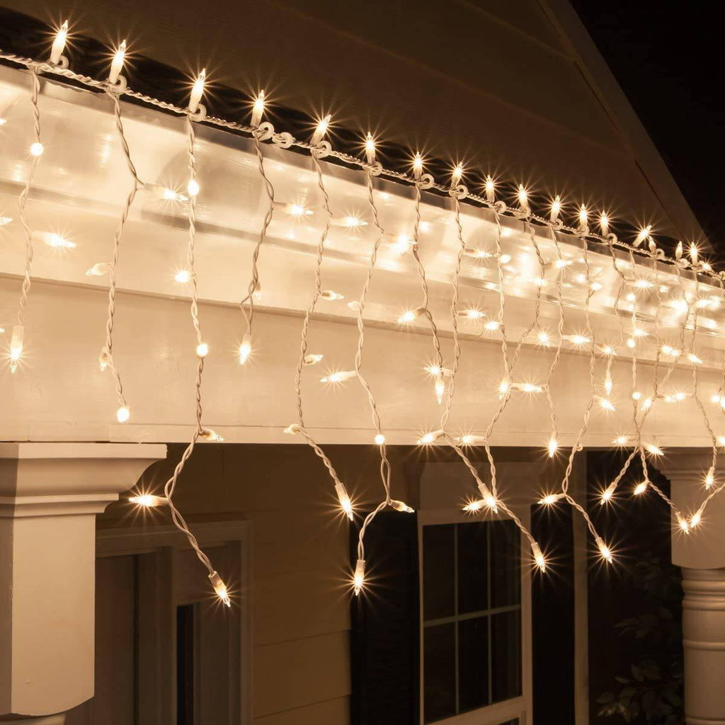 Super Bright Icicle 300 ct. Light String Clear - Hicks Nurseries