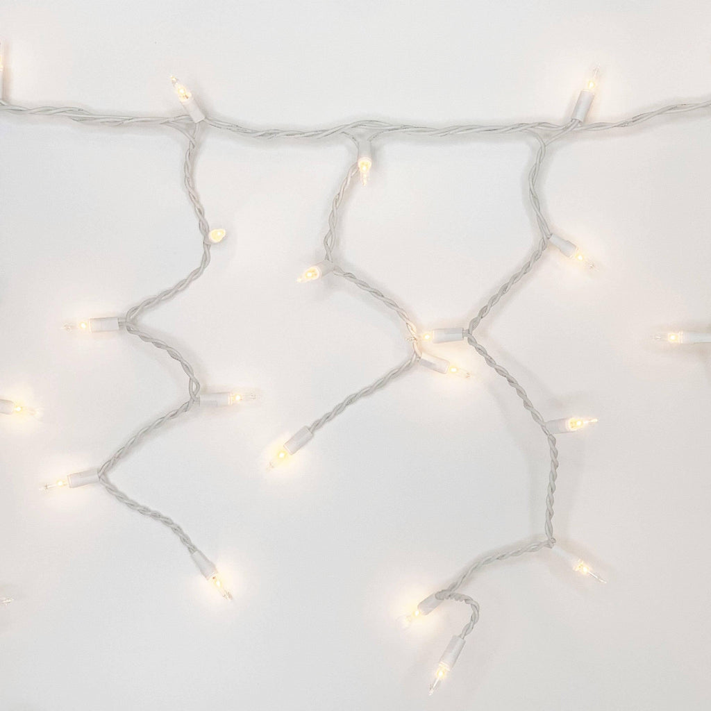 Super Bright Icicle 300 ct. Light String Clear - Hicks Nurseries
