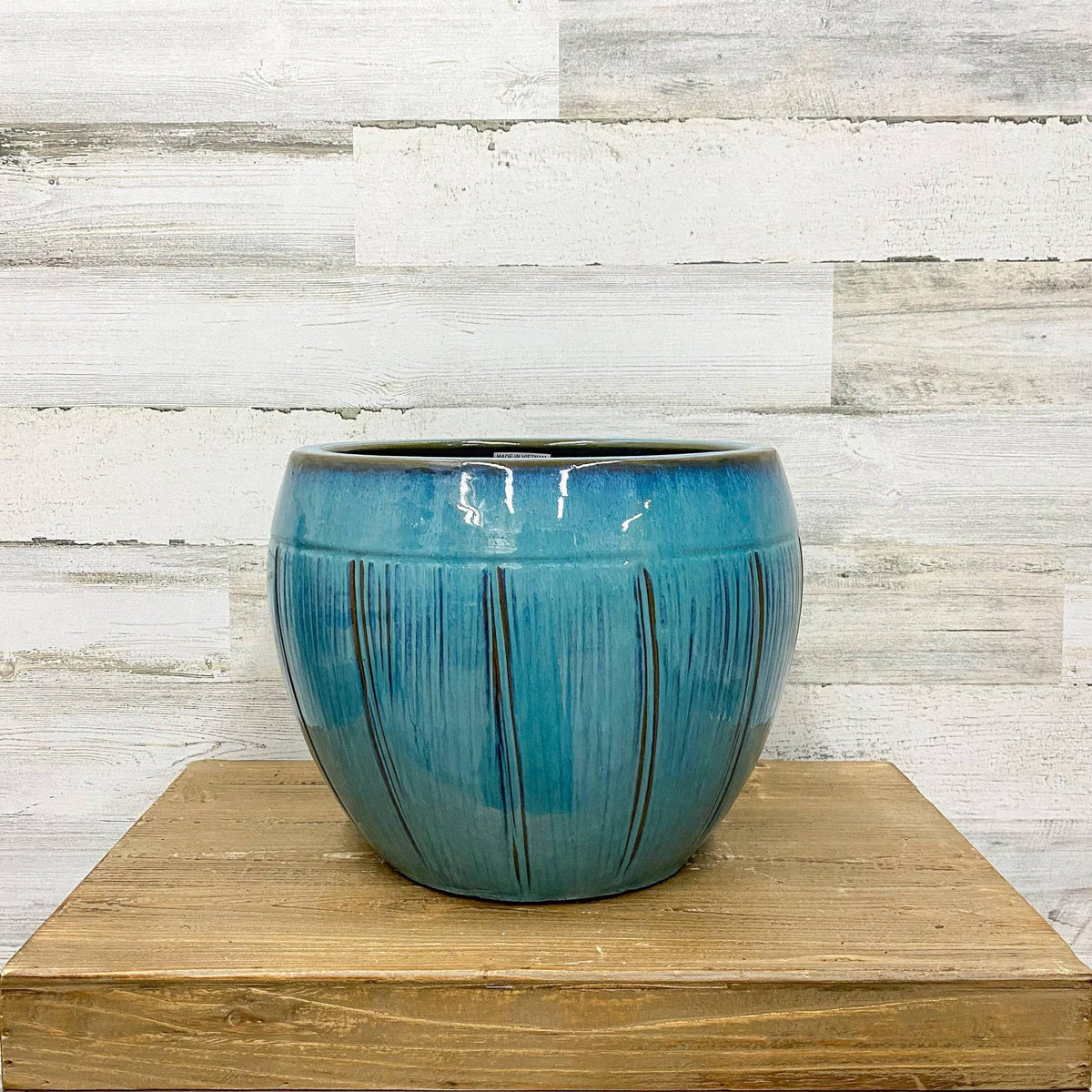 Halona Planter - Blue/Green