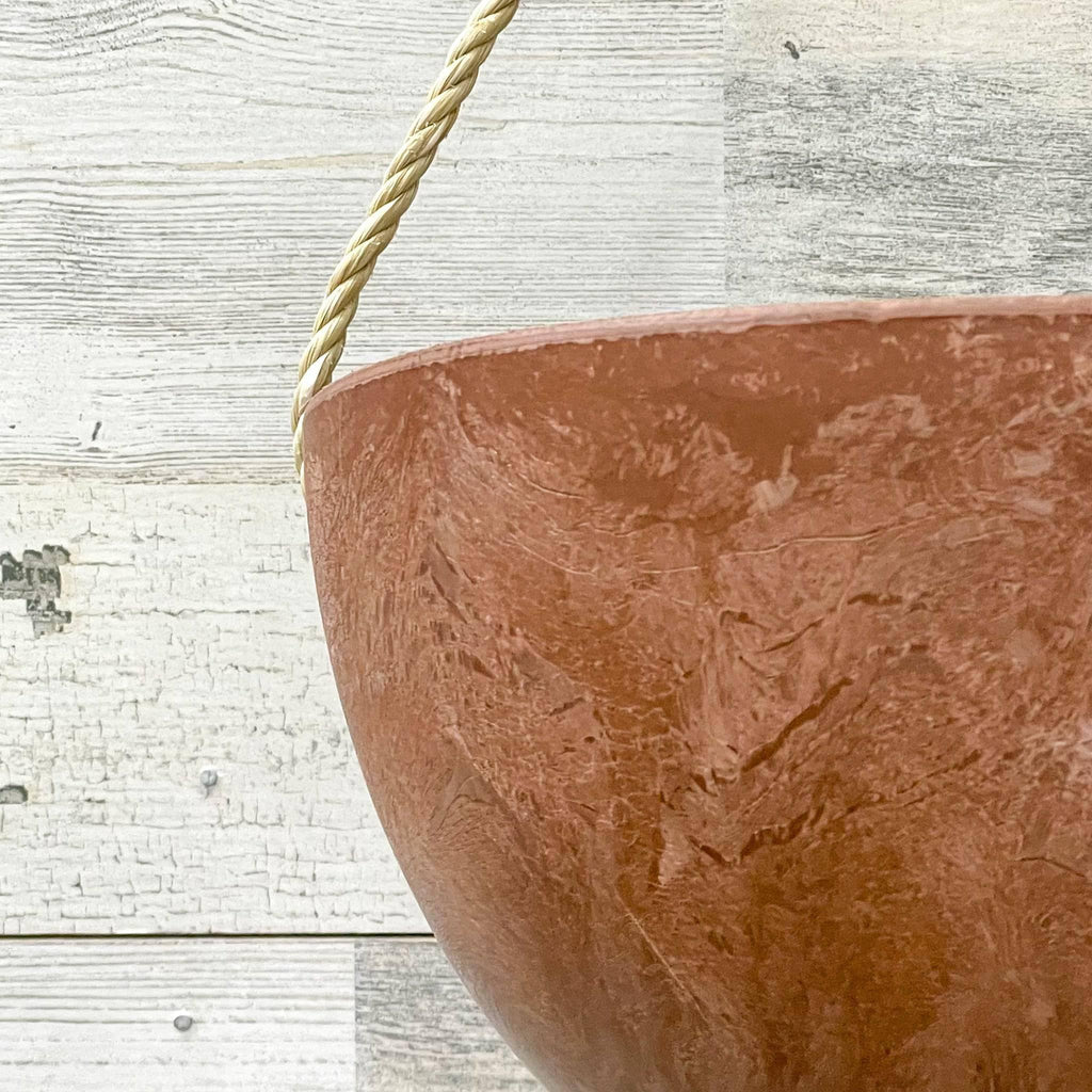 Hanging Bowl - Rust - 10-inches - Hicks Nurseries