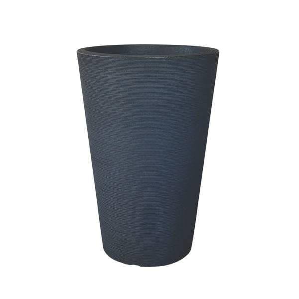 Planter - Linea - Charcoal - 29-inch - Hicks Nurseries