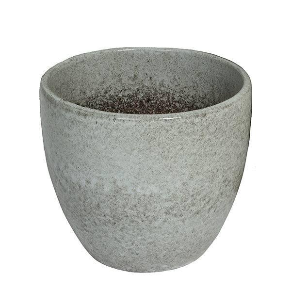 Matteo Planter - Off White - 18.5-inch - Hicks Nurseries