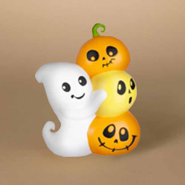 Inflatable - Ghost with Pumpkin Trio