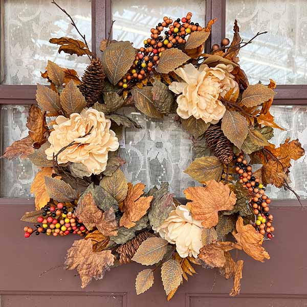 Wreath – Fall Florals – 20”