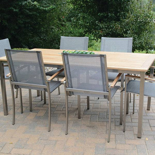 Avanti Outdoor Patio Teak Dining Set - 7 piece Set