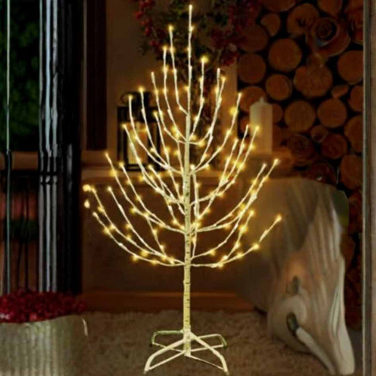 Birch Twig Tree - LED Outdoor Decor - 3'