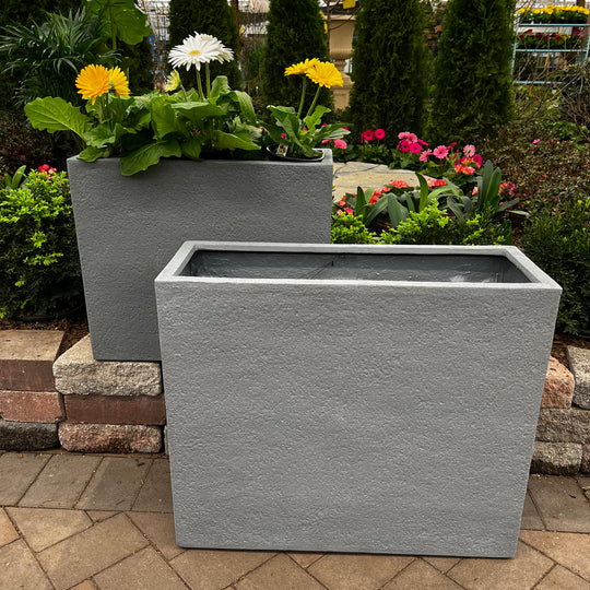 Blackburn Divider Planter - Grey - 32-inches x 12-inches