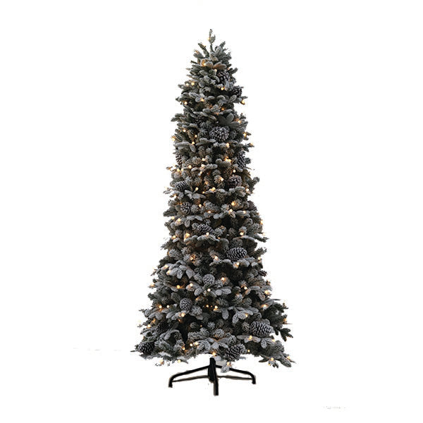 Frosted with Cones Warm White LED Lights 7.5 Ft.