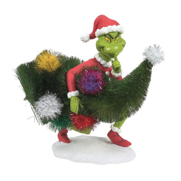 Department 56 – Grinch Stealing Tree Figurine