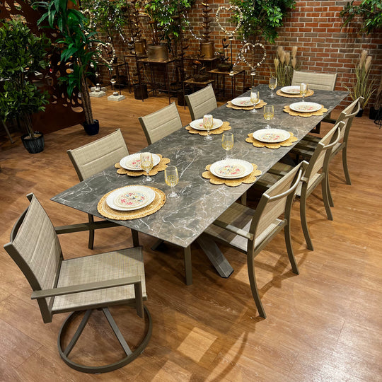 Horizon Outdoor Patio Extension Dining Set - 9 pc.