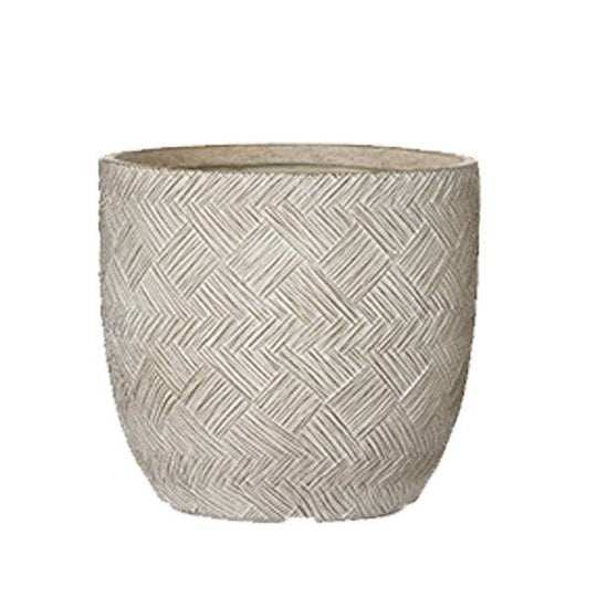Jax Planter - Beige – 14.5-inches