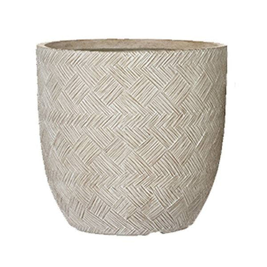 Jax Planter - Beige – 17.5-inches