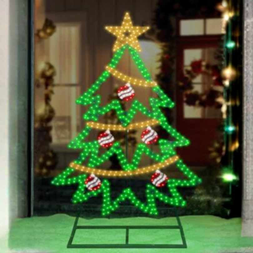 Jumbo Hi-Vibrant Outdoor Wire Tree – 47.5