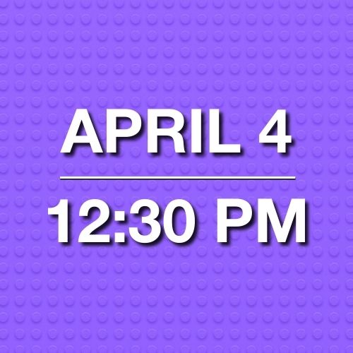 13. LEGO® Make-and-Take Workshop | April 4: 12:30 PM