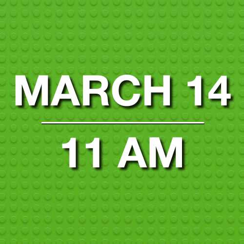 Join us March 14 at 11AM for the Pick-Up Only LEGO® Make-and-Take Workshop at Bricks & Minifigs West Babylon during the Flower & Garden Show!.