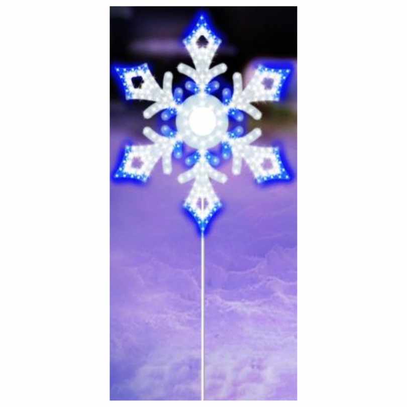 Snowflake Star Shape - LED Outdoor Decor - 24