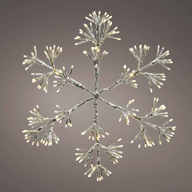 Snowflake LED Frame Light – Warm White – 30-Inch