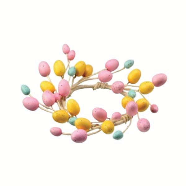 Candle Ring - Artificial Easter Eggs
