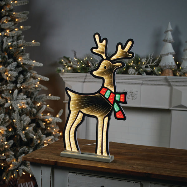 Infinity Light – Deer with Scarf – 23.5”