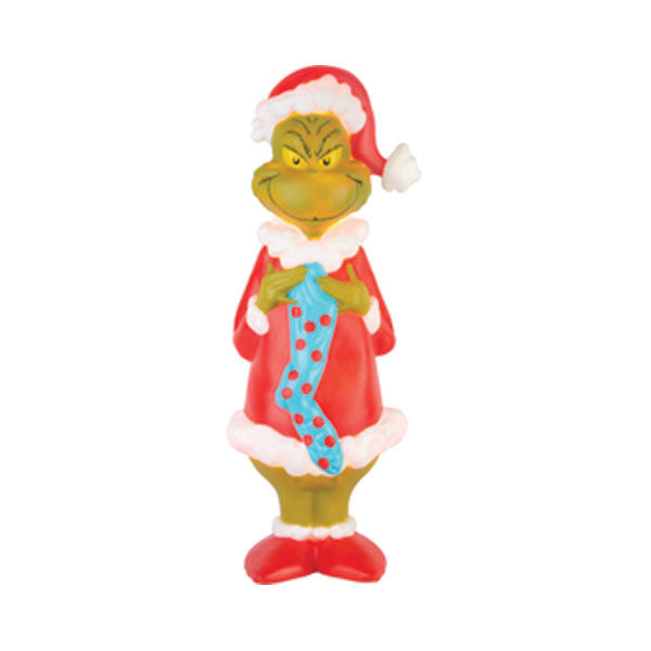 Blow Mold – Grinch with Stocking – 24”