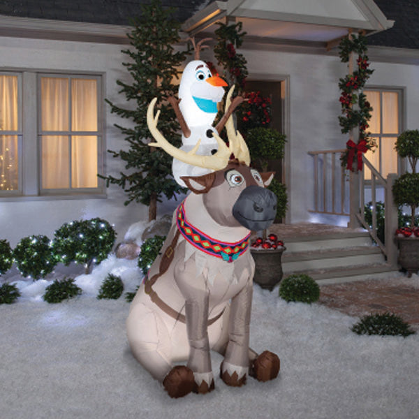 Inflatable – Olaf Sitting on Sven – 90”