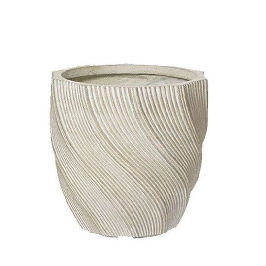Jade Planter - Antique Beige – 12.6-inches