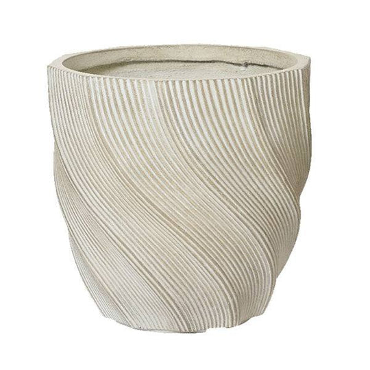 Jade Planter - Antique Beige – 15-inches