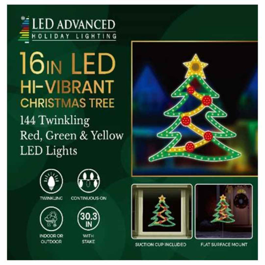 Christmas Tree - LED Outdoor Decor - 16"