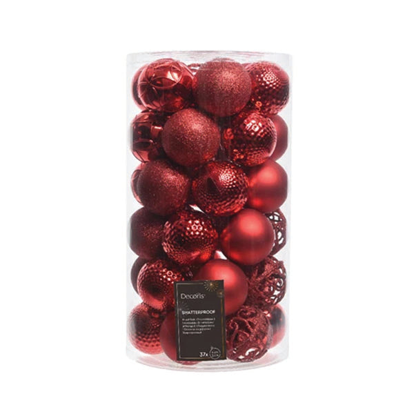 Ornaments – Shatterproof - Red