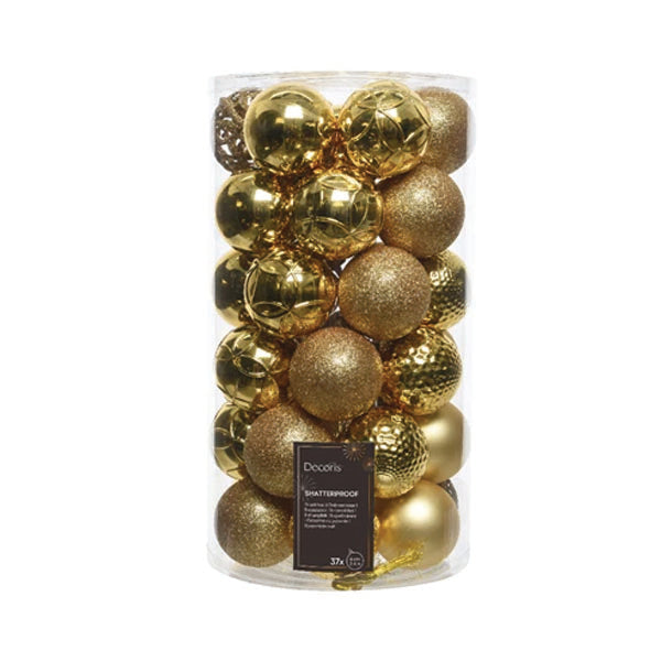 Ornaments – Shatterproof - Gold