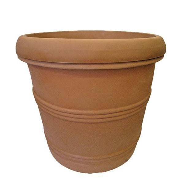 large clay pot planter Planter - Basic Rim - Terra Cotta